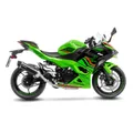 Auspuff LV ONE EVO aus Carbonfaser für NINJA 400 - Homologiert.