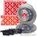 FEBI BREMSSCHEIBEN Ø300 +BELÄGE HINTEN FÜR AUDI A3 8V SKODA KODIAQ VW GOLF 7