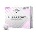 Callaway Supersoft 2025 Golfbälle 12 Stück Pink Splatter