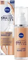 NIVEA Hyaluron Cellular Filler 3in1 Makeup Dunkel Foundation Teint 30ml
