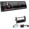Kenwood KMM-BT209 1-DIN Autoradio Bluetooth USB AUX-In Short Body mit Einbauset für Mercedes-Benz A-Klasse Audio 20