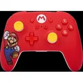 PowerA NSGP0012-01 Gaming-Controller Rot Bluetooth Gamepad Analog Nintendo Switch, Nintendo Switch Lite, Nintendo Switch OLED - Rot