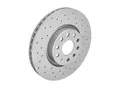 ZIMMERMANN Bremsscheibe 100330052 Vorderachse Gelocht 312mm 25mm für Ford VAG Skoda (SVW) VW (FAW)