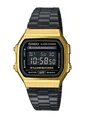Casio A168WEGB-1BEF Vintage Iconic Digital Gold/Schwarz
