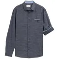 TOM TAILOR Denim Langarmhemd blau XL