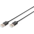 Digitus USB A - USB A (1 m, USB 2.0) (AK-300100-010-S)