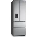 Hisense RF632N4WIE French Door Kühlkombination, 485 Liter, Super Freeze, Wasserspender, Edelstahl - Silber
