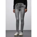 STREET ONE Slim-fit-Jeans Style York im Five-Pocket Style grau 26