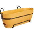 Elho® Vibia Campana Pflanzkasten Honiggelb 50 Cm Mit Halter Allin1 - Kunststoff