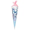 GOLDBUCH Schultüte 85cm SCHMETTERLINGE Zuckertüte 6 eckig Einschulung Mädchen