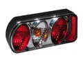 EUFAB 11503 Ersatz-Rücklicht Links, Rauchglas, komplett, für EUFAB und LAS Fahrradträger, Schwarz