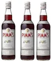 3 Flaschen Pimm´s No 1 Orginal a 0,7L Aperitiv Pimms Pimm