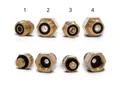 Gasanschluss Adapter I 4 teiliges Gasflaschen Adapter - Set für das EU-Auslan...
