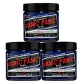 Manic Panic Shocking Blue Classic Creme, vegan, tierversuchsfrei, semipermanente Haarfarbe, 3 x 118 ml