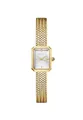 Rosefield Mini Octagon Damenuhr – Gold Mesharmband – Damen Uhr mit Weißem Zifferblatt – Edelstahl – Eleganter Alltag Luxus