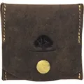 Greenburry Vintage Geldbörse Münzbörse Leder 7,5 cm - Braun