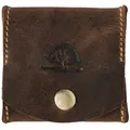 Greenburry Vintage 1809-25 Leder Münzbeutel Geldbeutel Geldbörse Portemonnaie