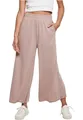 Urban Classics Damen Hose Ladies Modal Culotte, lässige Marlene Hose für Frauen, 3/4 Länge, mit Gummibund, Größen XS-5XL