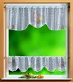 Gardinenbox Scheibengardine, Stangendurchzug (2 St), transparent, Scheibengardinen Set 2 Teilig 33500