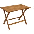 DEGAMO Gartentisch Klapptisch Beistelltisch Campingtisch Holztisch DANA 52x90cm, Akazie geölt - Braun