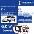 Für KIA Cee'd Sporty Wagon Typ CD 03.2018-jetzt AHK starr +13pol spez E-Satz TOP