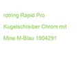 rotring Rapid Pro Kugelschreiber Chrom mit Mine M-Blau 1904291 (3501179042916)