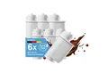 Filswa Wasserfilter für Siemens EQ Series, EQ5, EQ6, EQ7, EQ9, für Brita Intenza 575491, Zubehör für alle Kaffeevollautomaten der EQ Reihe: EQ3/5/6 Plus/7/8/9, Siemens TZ70003, TCZ70003, Bosch TCZ-7003, Ersatz für Brita Intenza Temial, 17000705, Bosch Vero, Der erstklassige Ionenaustauscher und die granulöse Aktivkohle