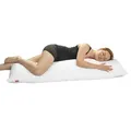 sleepling Seitenschläferkissen Bodypillow, 40x145 cm, 40x200 cm, Cord oder Mikrofaser, auch als Stillkissen weiß 40 cm x 200 cm