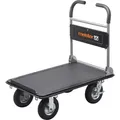 Plattformwagen 'super Cross-over' - Klappbar - Bis 300 Kg Tragkraft - Feststellbremse / Transporthilfe Mit Lenkrollen / Paketwagen Mit Luftbereifung / Klappwagen Aus Stahl / 8985700 - Meister