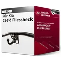 Für Kia Cee'd Fliessheck Typ ED (Brink) Anhängerkupplung horizontal abnehmbar