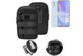 K-S-Trade Handyhülle für TCL 305i, Holster Gürtel Tasche Handy Tasche Schutz Hülle dunkel-grau viele