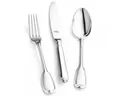 WILKENS Besteck-Set Wilkens 30-tlg. Edles Besteck Set Augsburger Faden Royal Versilberung (30-tlg), 180g Royal Versilberung