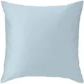 Curt Bauer Uni Mako-Satin Kissenbezug Kissenbezug einzeln 80x80 cm | azur - blau