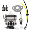 Hippotech 16100-ZM5-803 Vergaser mit Kraftstoffleitungssatz für Honda 4-Takt-Motor GX31 GX22 FG100 16100-ZM5-803 Vergaser