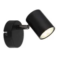 GLOBO LIGHTING Wandleuchte, Leuchtmittel nicht inklusive, Wandstrahler Metall schwarz matt drehbar schwenkbar H 10,5cm