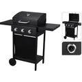 Vaggan Gas Barbecue 3 branders Zwart - Schwarz
