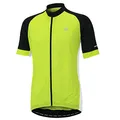 Airtracks Fahrradtrikot Kurzarm Pro Team Line Radtrikot Jersey Bike Radler Shirt Atmungsaktiv Schnelltrocknend Reflektierend Größen XS S M XL XXL XXXL XXXXL - neon-schwarz - XL