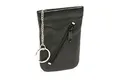 LEAS Schnappschlüsseltasche Schlüsselglocke Echt-Leder, schwarz Special Edition