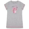 comtessa Nachthemd Comte Kids (Set, 1-tlg., 1-teilig) Mädchen Sleepshirt Pyjama Kurzarm Baumwolle grau|lila 140