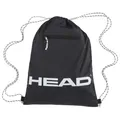 Sportbeutel HEAD Tour Gym Sack Schwarz Weiß Unisex 40x30 cm Turnbeutel Tasche