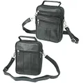 Sotala Herren Arbeitstasche Umhängetasche Herrentasche Schultertasche Messenger Flugbegleiter in Schwarz Echt Leder