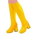 W WIDMANN MILANO Party Fashion - Stiefelüberzieher, 70er Jahre Überschuhe für Erwachsene, Disco Kostüm für Karneval