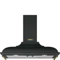 Smeg KC19AOE Dekor-Wandhaube Anthrazit 90cm Cortina