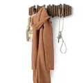 PICKET 8 HOOK AGED WALNUT