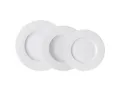 Geschirr-Set VILLEROY & BOCH Teller-Set Cellini 12er Set weiß , weiß, 12, Porzellan, Geschirr-Sets, Geschirr-Set, Spülmaschinengeeignet, Mikrowellenfest