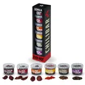 Scovilla Chilibar XXX-HOT, Six Pots of Fire, bis 2 Mio. Scoville, Auswahl 6 handverlesener Chili Sorten, Geschenkset, extrem scharf, für BBQ, Hobbyköche, Scharfliebhaber