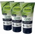 3 x alverde MEN - Anti Aging Gesichtscreme Q10 (3 x 50 ml)