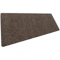 ANRO Fußmatte Türvorleger Schmutzfangmatte POET, eckig, Höhe: 5 mm, Kräuselig Größe 80x120cm braun 80 cm x 120 cm x 5 mm