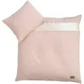 Bebe's Collection Babybettwäsche Prinz & Prinzessin 2023, Rosa, Textil, 80x80 cm, Oeko-Tex® Standard 100, edel glänzend, Schlafen, Babybett-Ausstattung, Babybettwäsche