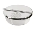 EDZARD Aschenbecher Herald, Wappen-Motiv, Silber-Optik, schwerversilbert, H 2,3 cm